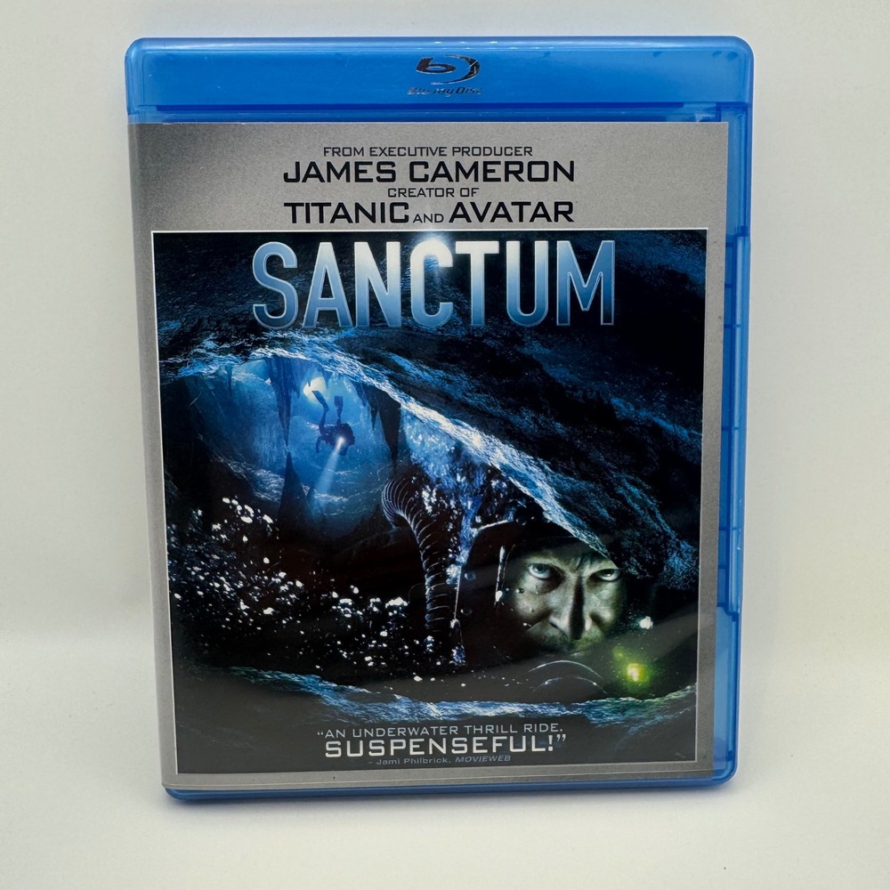 Sanctum Blu-ray James Cameron Underwater Survival Thriller Movie 2011 R Rated